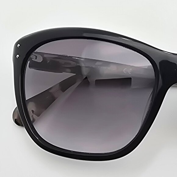 Diane Von Furstenberg Molly DVF584S 001 Black Frame Grey Lens Cat Eye Sunglasses main image 11